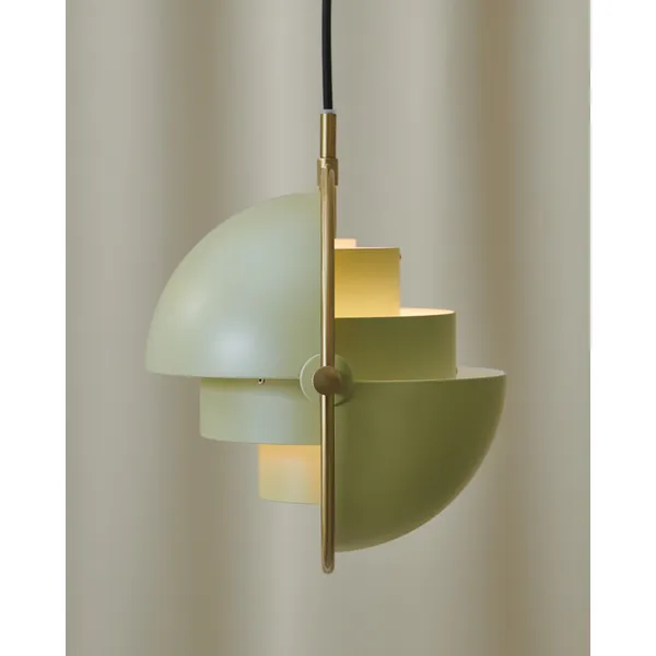 Multi-Lite Pendel Stor Rose & Messing