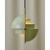 Multi-Lite Pendel Stor Rose & Messing