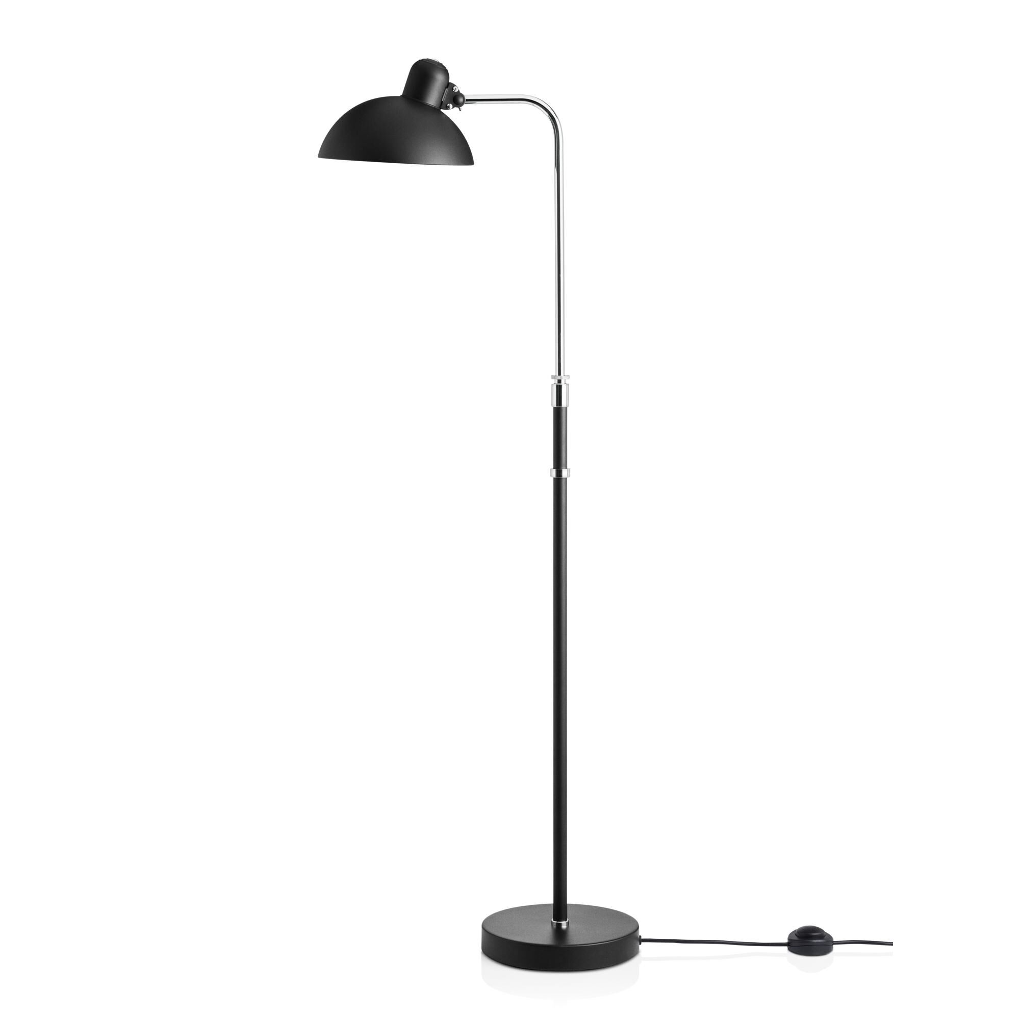Kaiser Idell 6580 Lyxig Golvlampa Matt Svart