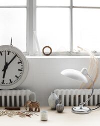 Kaiser Idell 6631 Luxus Bordlampe Hvid