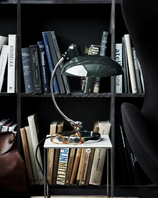 Kaiser Idell 6631 Luksusowa Lampa Stołowa Ciemnozielona