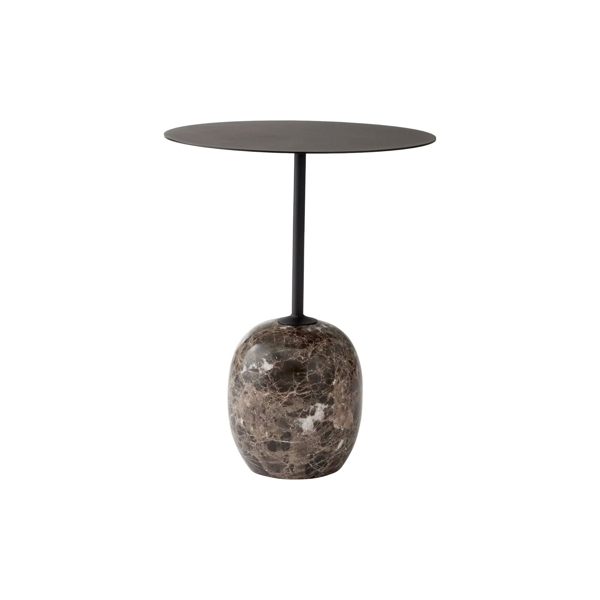 Lato LN8 Sofabord Varm Sort/Emparador Marmor