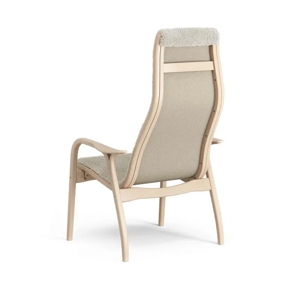 Lamino Poltrona Alta Faggio Laccato/Moonlight/Pecora