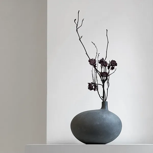 Submarine Vase Small Dark Grey