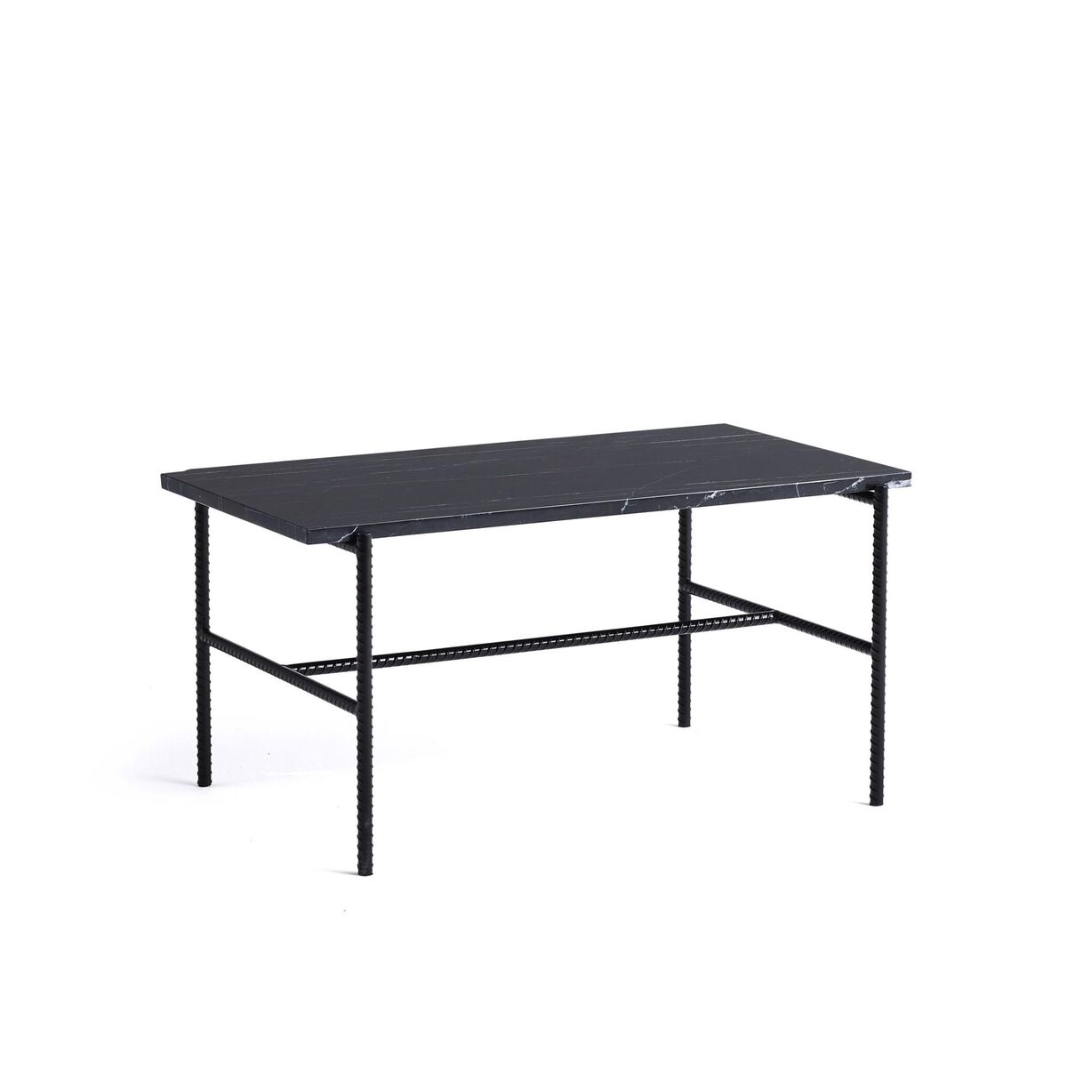Rebar Salontafel Klein Zwart Marmer