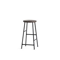Cornet Bar Stool H65 Black/ Smoked Oak