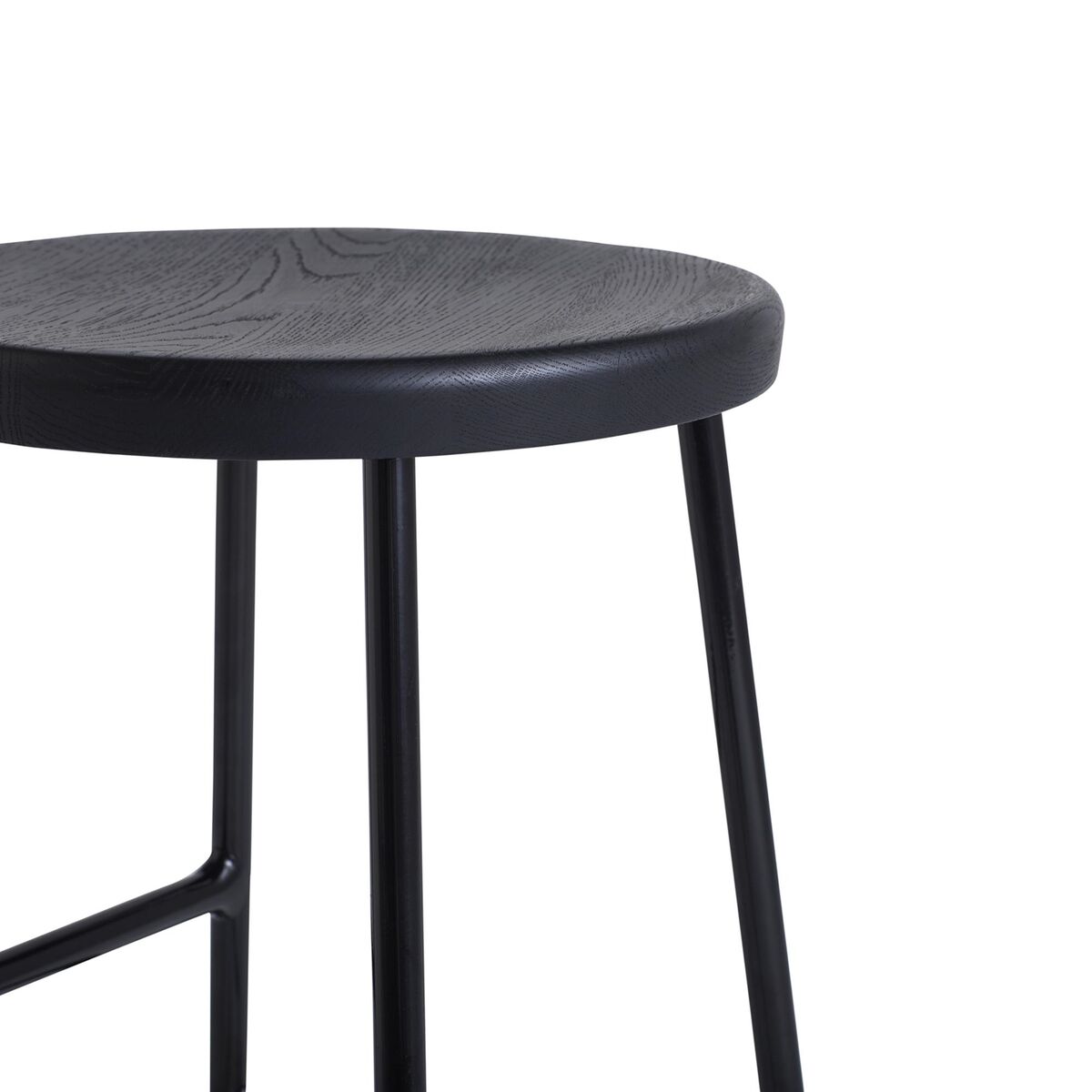 Cornet Bar Stool H65 Black