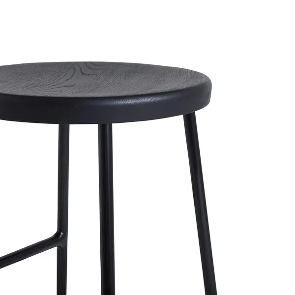 Cornet Bar Stool H65 Black