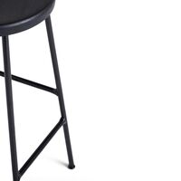 Cornet Bar Stool H65 Black