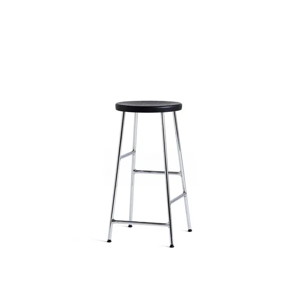 Cornet Bar Stool H65 Chrome/ Black