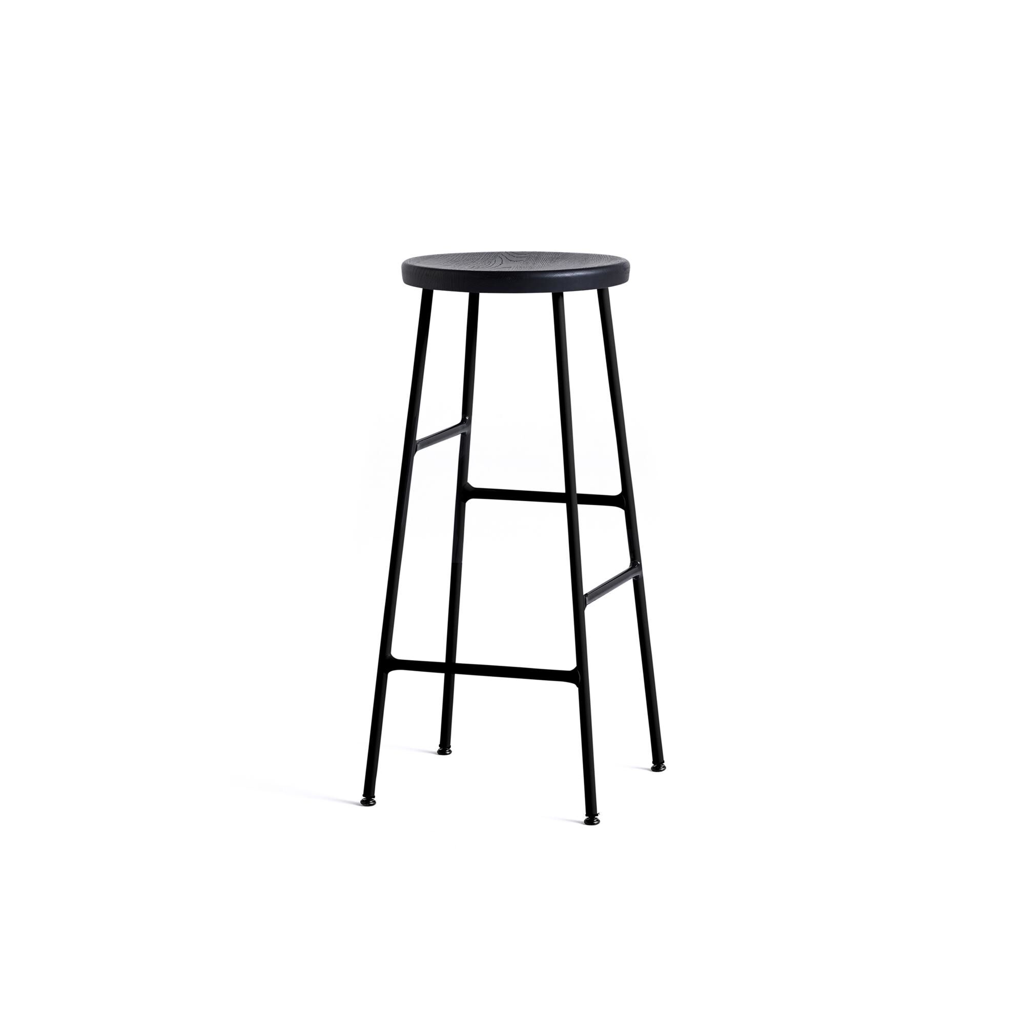 Tabouret de Bar Cornet H75 Noir