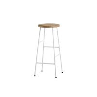 Cornet Barhocker H75 Creme/Eiche Weiß