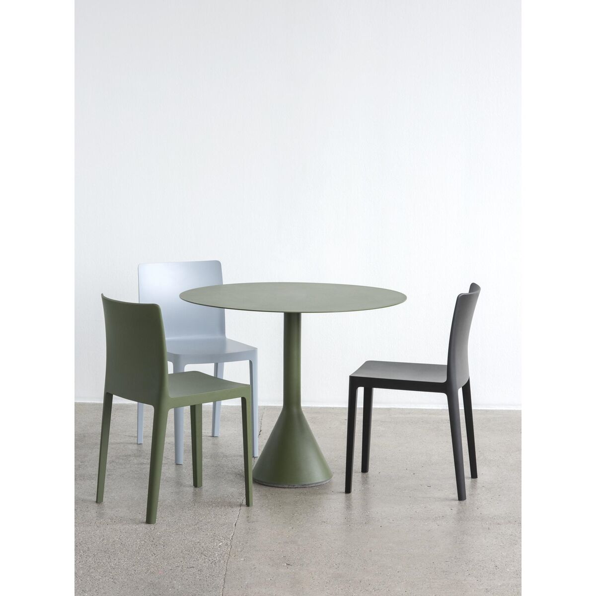 Palissade Kegeltafel Ø90 Olijf