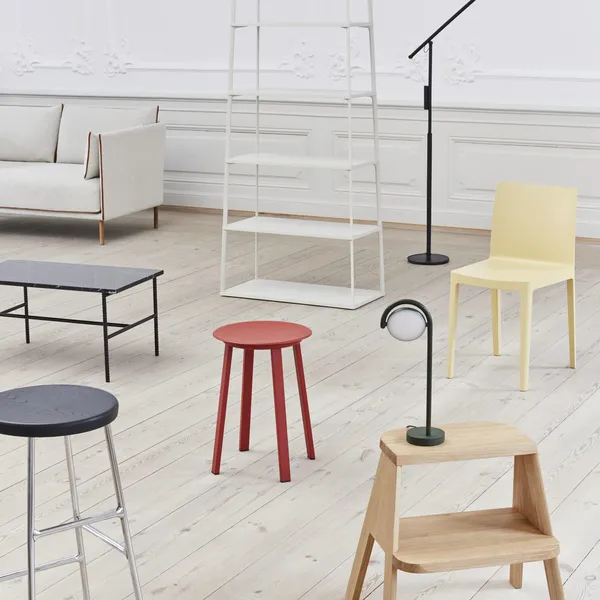 Revolver Stool Red