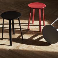 Revolver Stool Red