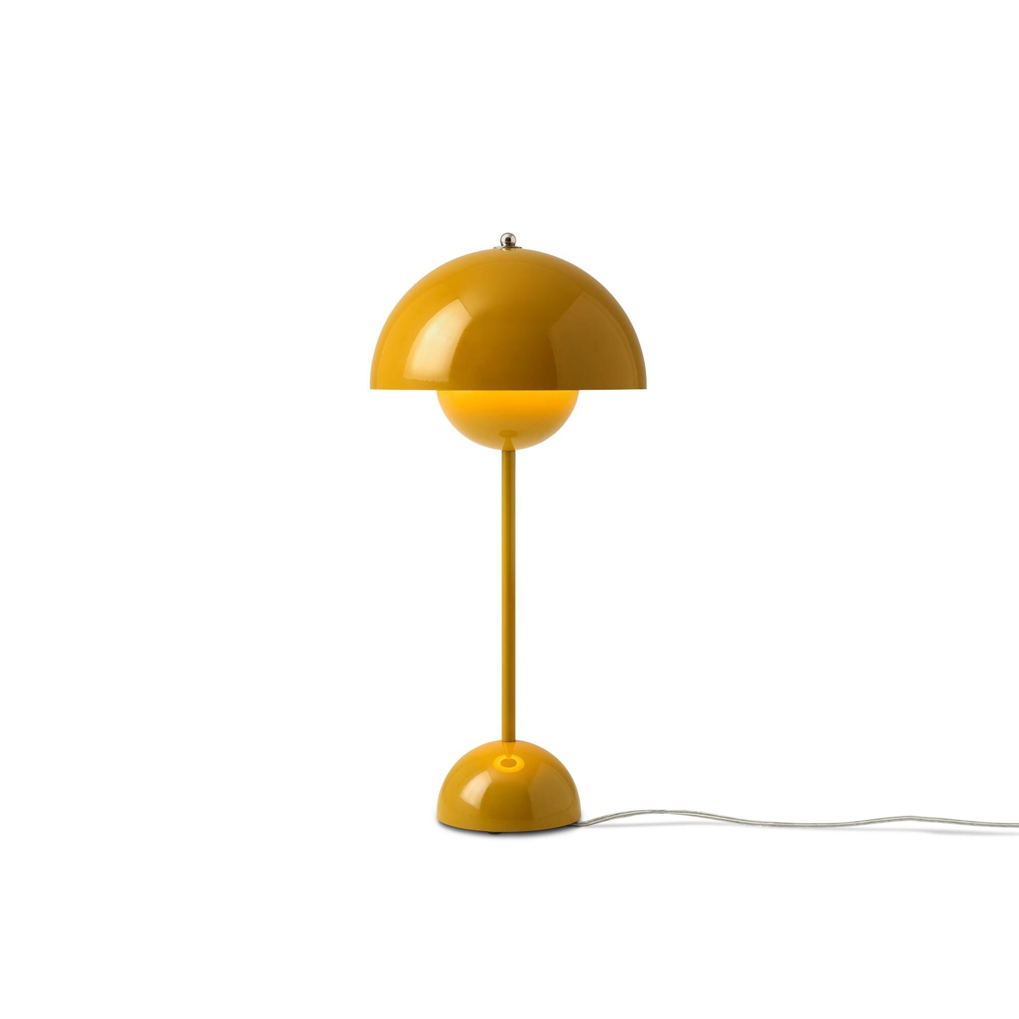 Flowerpot VP3 Lampe à Poser Moutarde