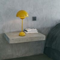 VP3 Flowerpot Lampada Da Tavolo Giallo Senape