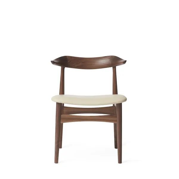 Cow Horn Dining Chair Walnut/Prescott 201