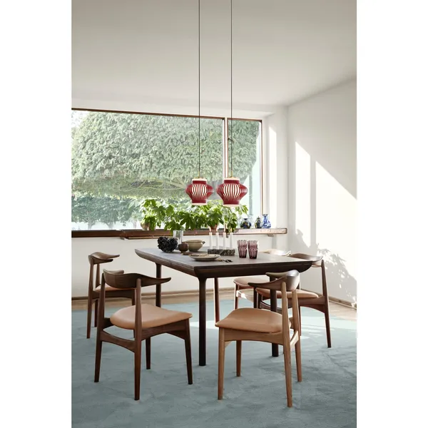 Cow Horn Dining Chair Walnut/Soavé