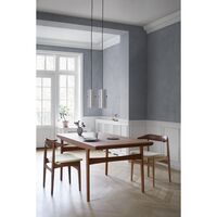 Cow Horn Dining Chair Walnut/Soavé