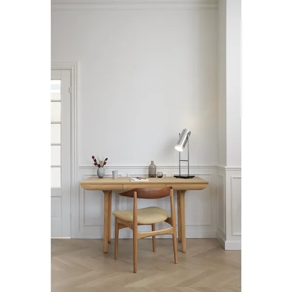 Cow Horn Dining Chair Walnut/Soavé