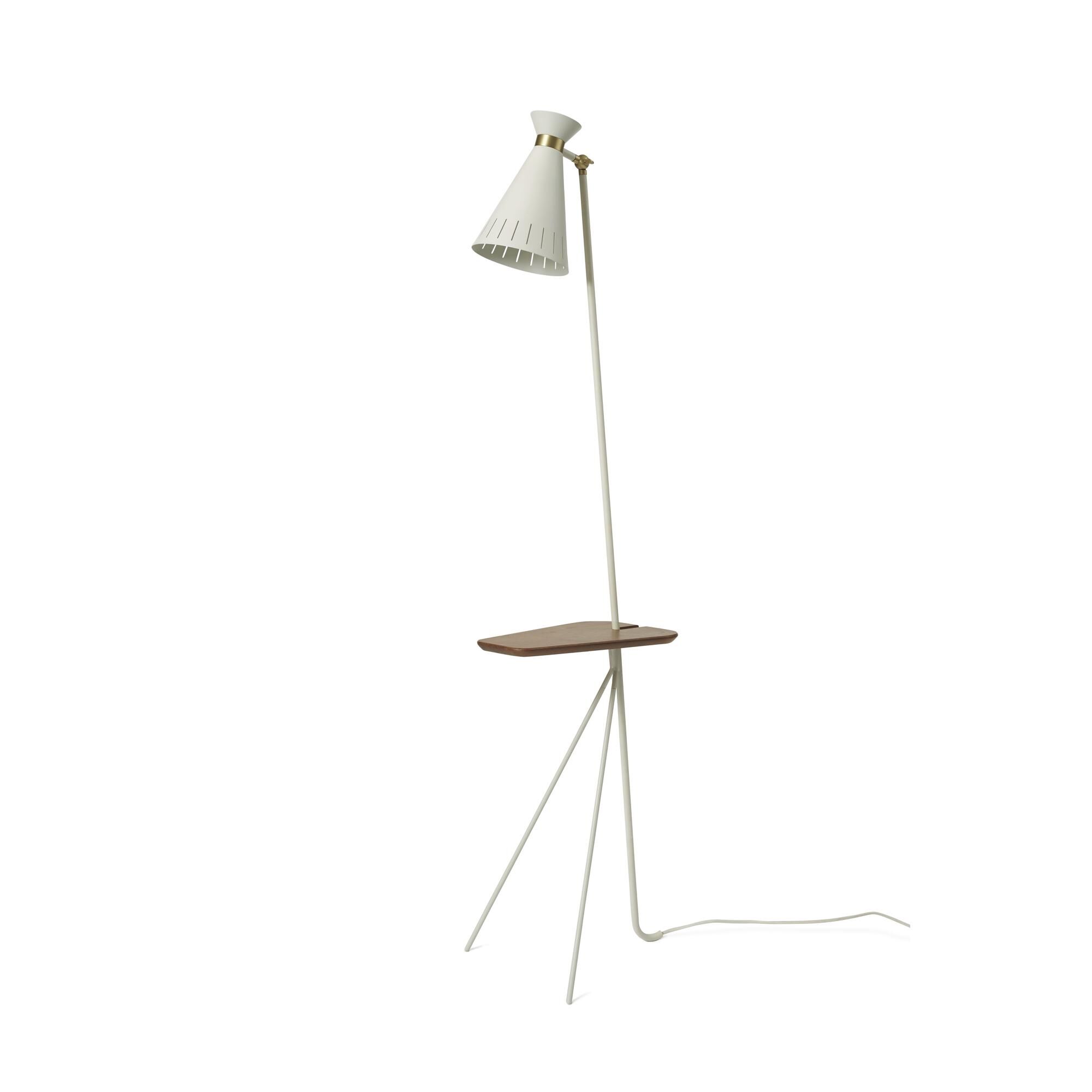 Cone Golvlampa med Bord Varmvit