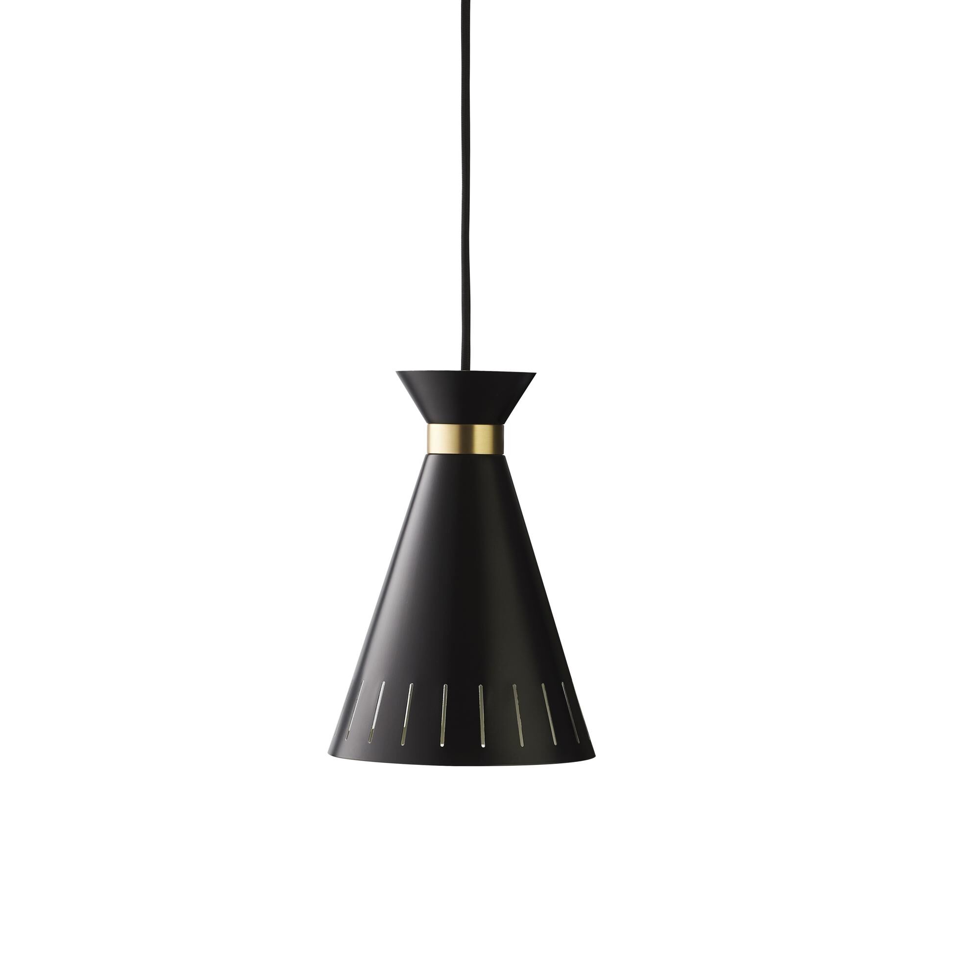 Cone Taklampa Svart Noir