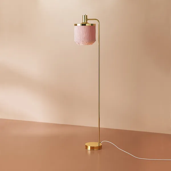 Fringe Vloerlamp Roze