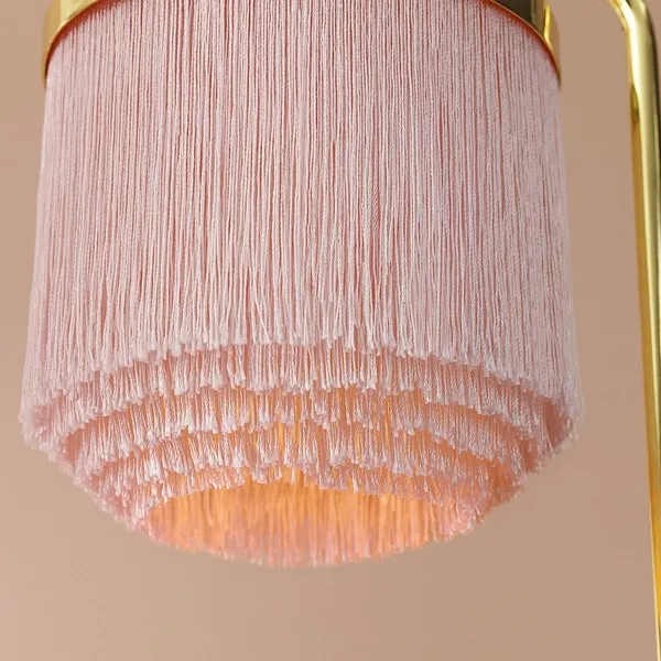 Fringe Vloerlamp Roze