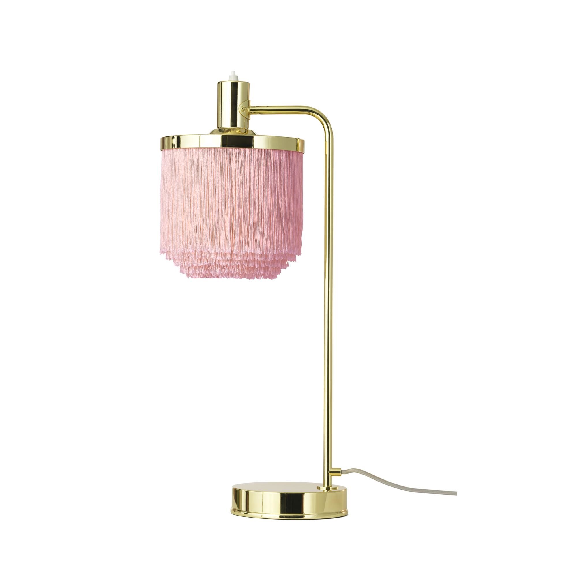Fringe Bordslampa Rosa