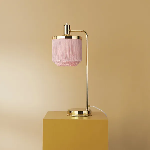 Fringe Tafellamp Roze