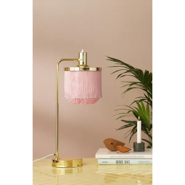 Fringe Tafellamp Roze