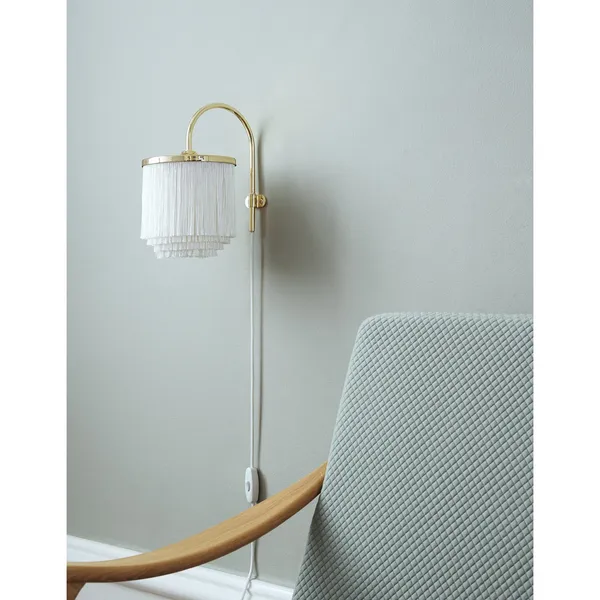 Fringe Wandlamp Crème Wit