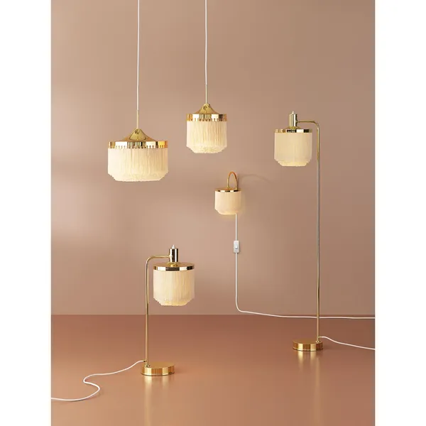 Fringe Wandlamp Crème Wit
