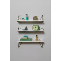 Pythagoras XS Plank Wit/ Messing