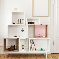 Mini Stacked Hyllsystem Mellan Ek