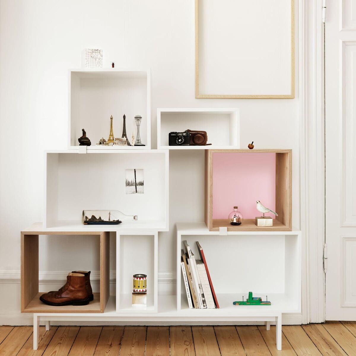 Stacked Regalsystem, Eiche Mittel