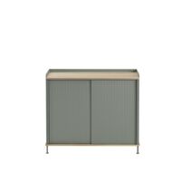 Enfold Sideboard, Eiche hoch/Dusty Grün