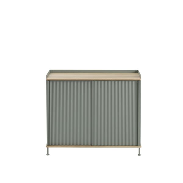 Enfold Sideboard High Oak/Dusty Green