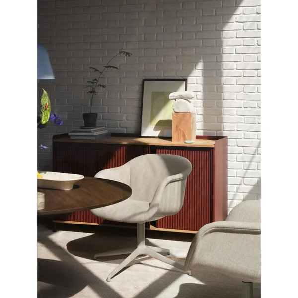 Enfold Sideboard, Eiche hoch/Dusty Grün