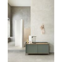Enfold Sideboard, Eiche hoch/Dusty Grün