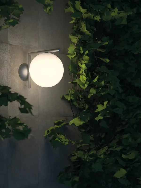 IC C/W 1 Wall Lamp Matt Black