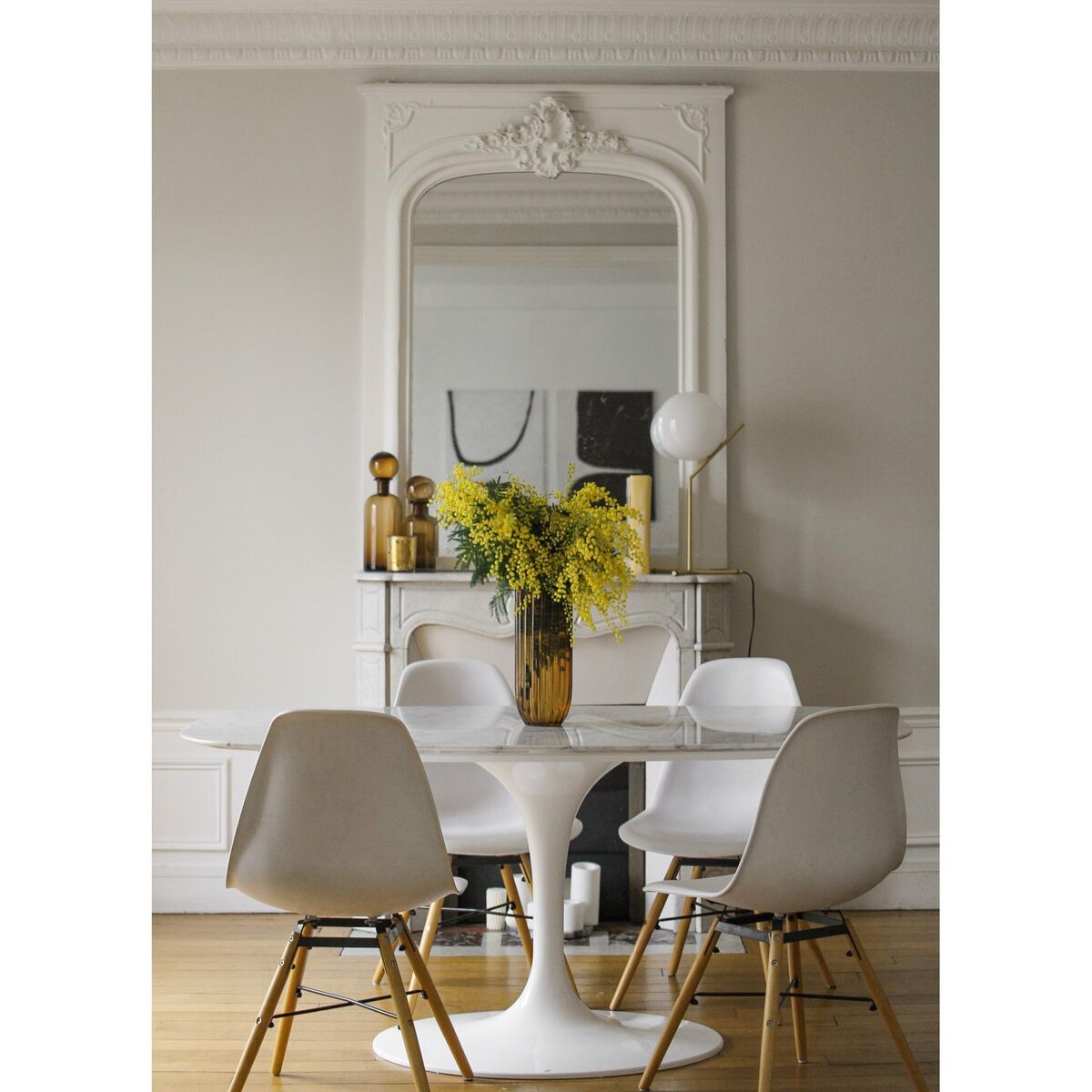 IC T1 Høj Bordlampe Mat Sort
