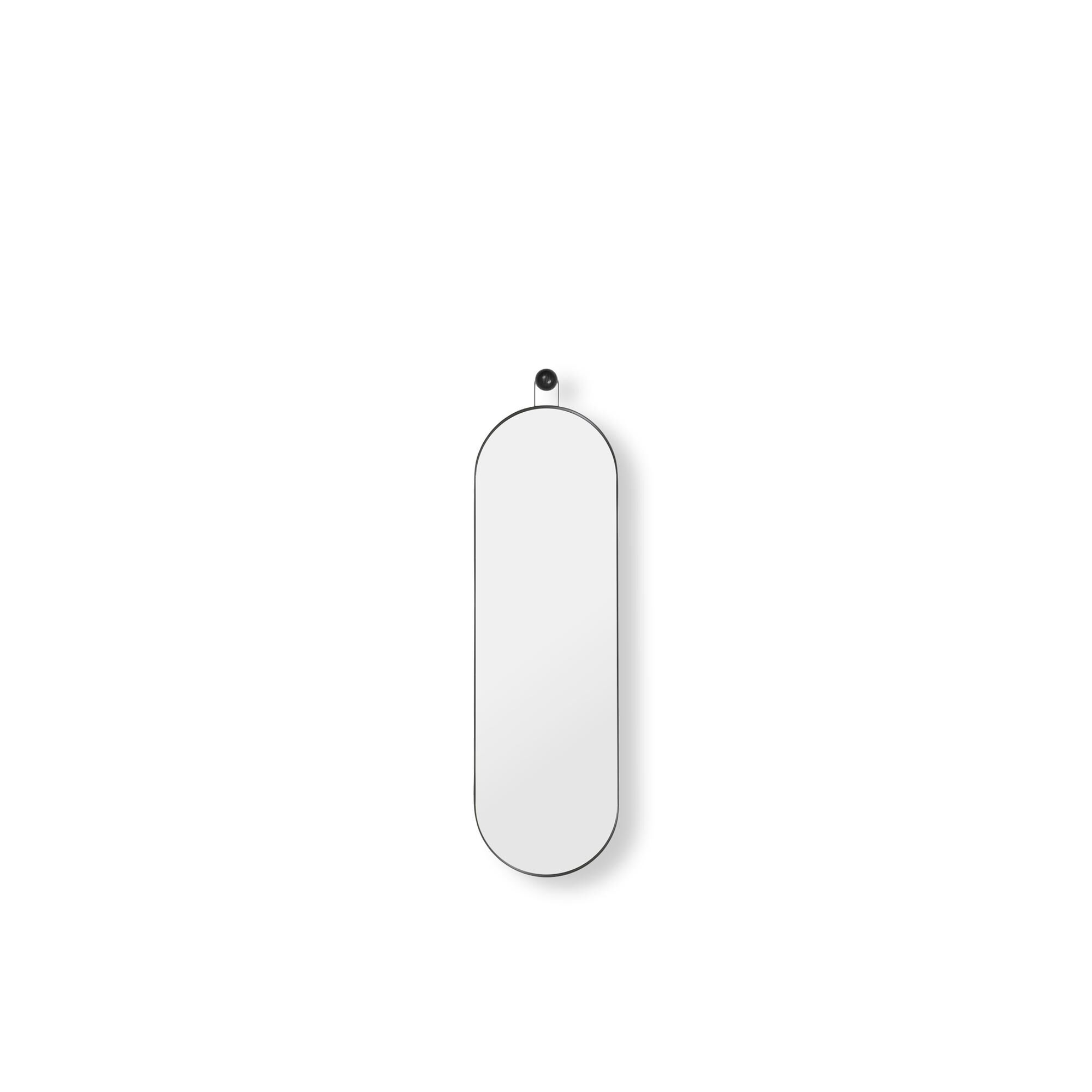 Miroir Miroir Ovale Noir