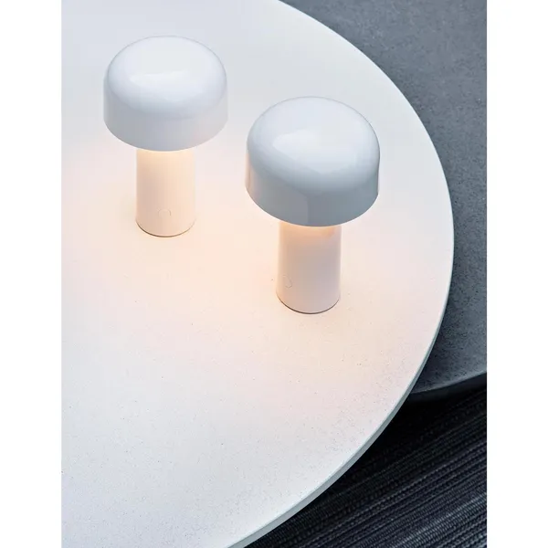 Bellhop Battery Bordlampe Hvid