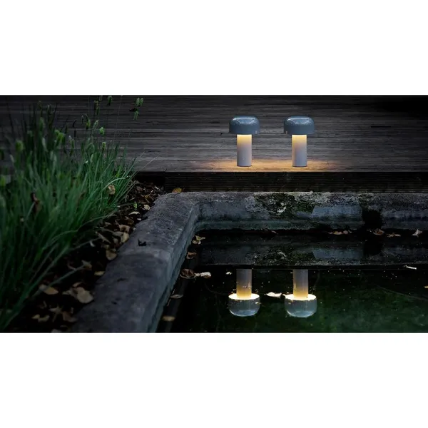 Bellhop Battery Bordlampe Hvid