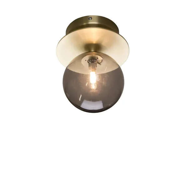 Art Deco Væg/Loftlampe Røg