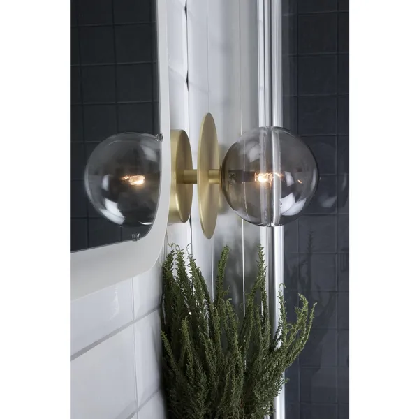 Art Deco Væg/Loftlampe Røg