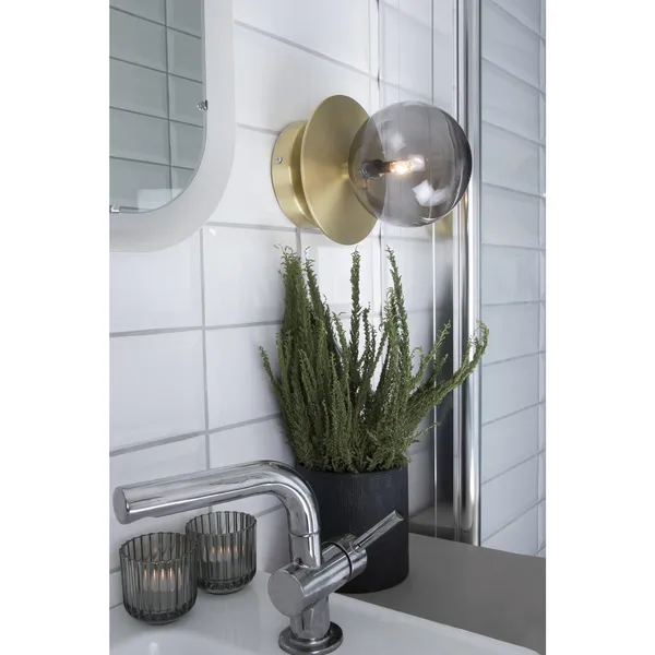 Art Deco Væg/Loftlampe Røg