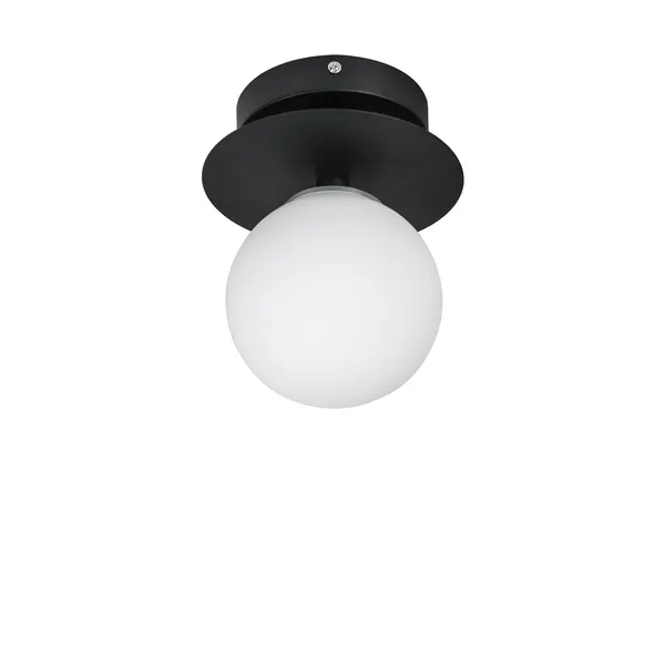 Art Deco Væg/Loftlampe Sort/Hvid